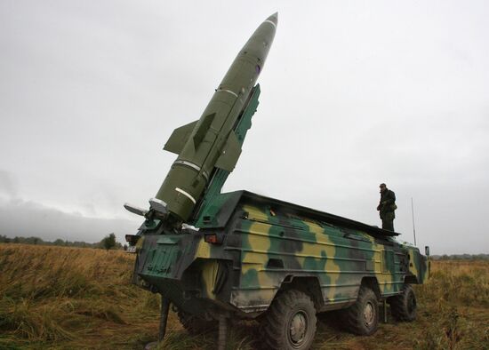 Tochka missile launched from test area in Kaliningrad Region