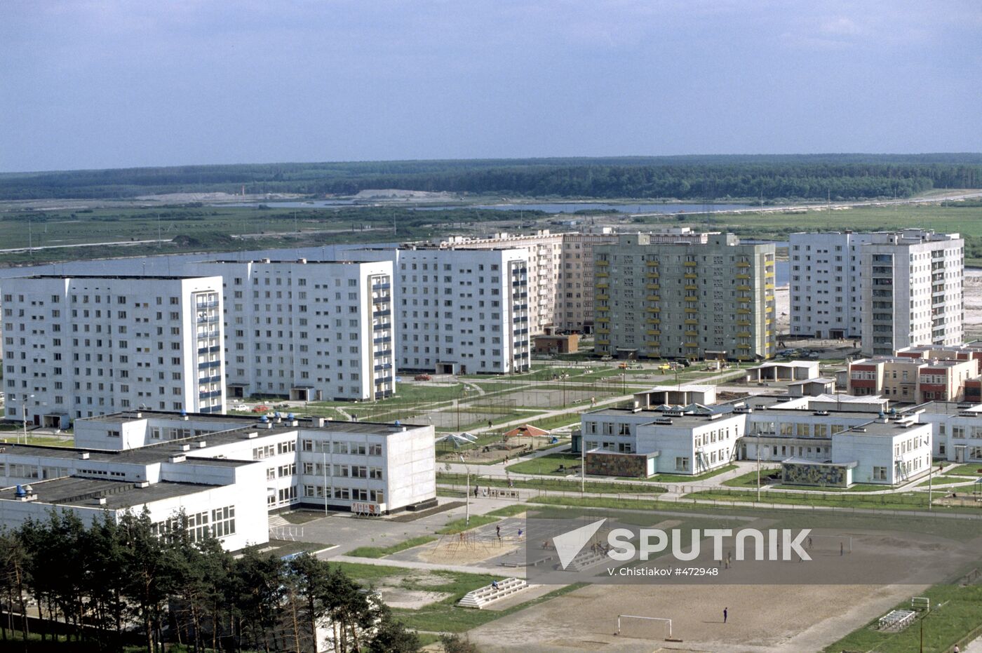 Residential buildings for Khmelnitsky NPP construction workers