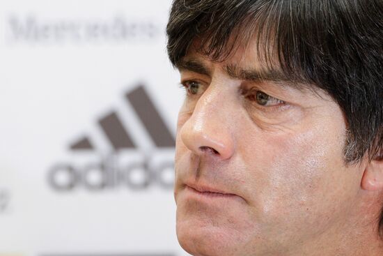 News conference by German Football Team head coach