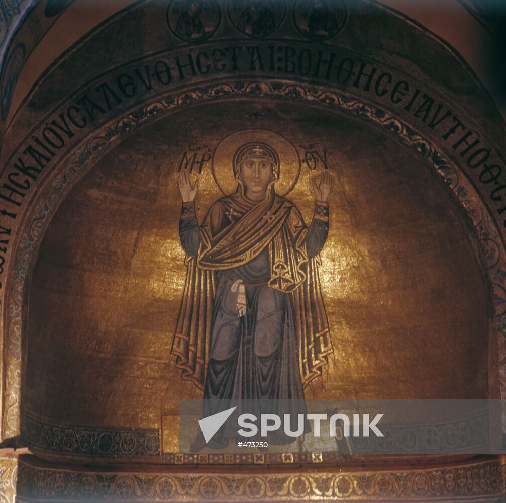 Mosaic of St. Sofia Cathedral in Kiev