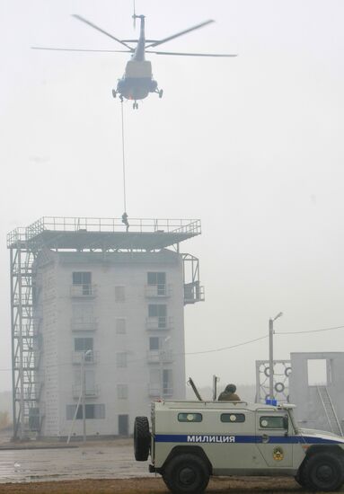 Russian Interior Ministry holds situational tactical exercise