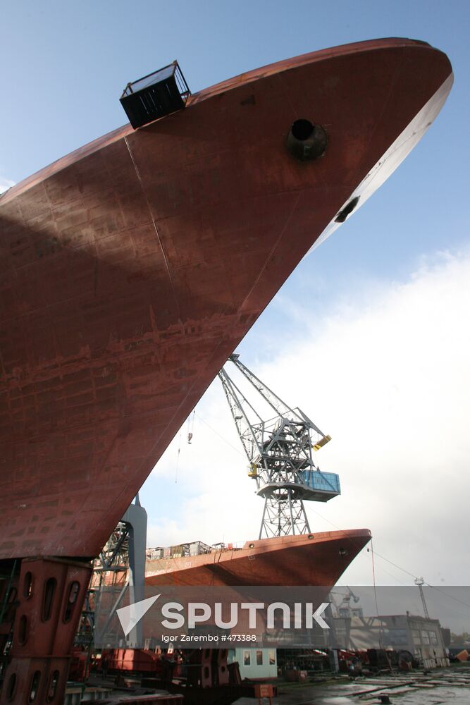 Yantar shipyard in Kaliningrad