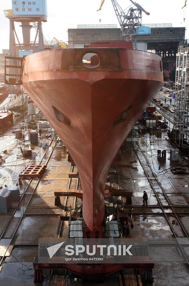 Yantar shipyard in Kaliningrad