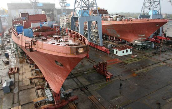 Yantar shipyard in Kaliningrad