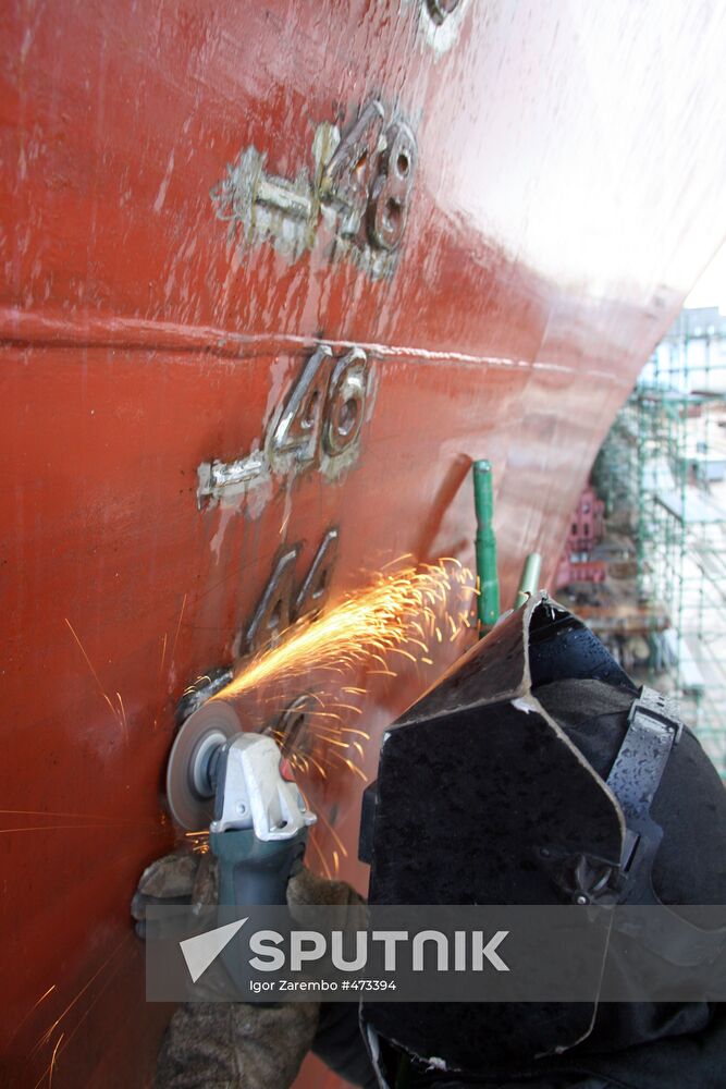 Yantar shipyard in Kaliningrad