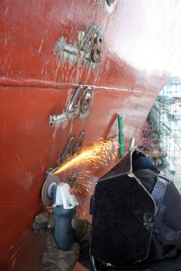 Yantar shipyard in Kaliningrad