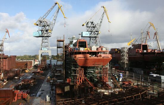 Yantar shipyard in Kaliningrad