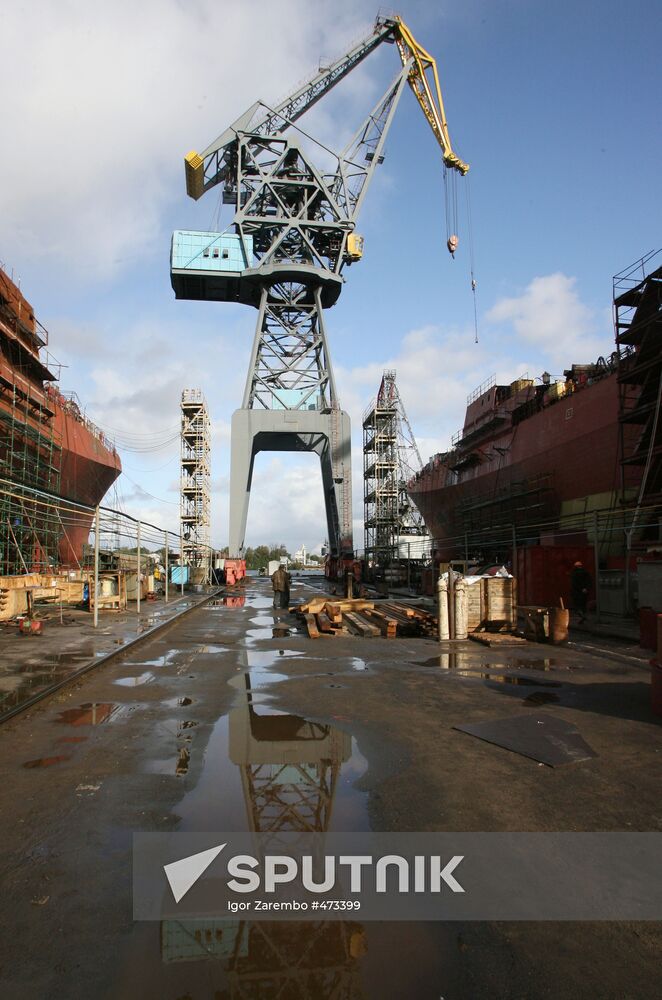 Yantar shipyard in Kaliningrad