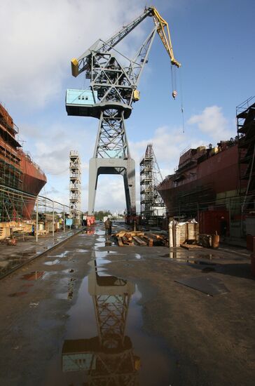 Yantar shipyard in Kaliningrad