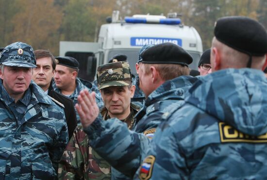 Russian Interior Minister observes situational tactical exercise
