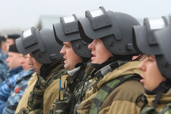 Russian Interior Ministry holds situational tactical exercise