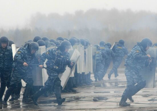Russian Interior Ministry holds situational tactical exercise