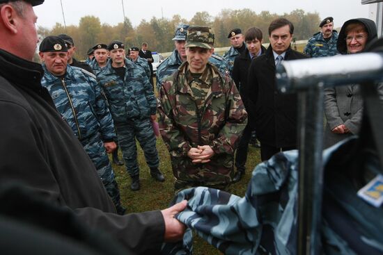 Russian Interior Minister observes situational tactical exercise
