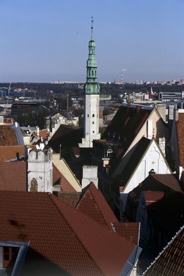 Rooftops of old Tallinn