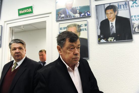 Press conference on Nikolai Karachentsov's 65th birthday