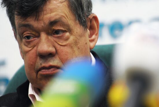 Press conference on Nikolai Karachentsov's 65th birthday