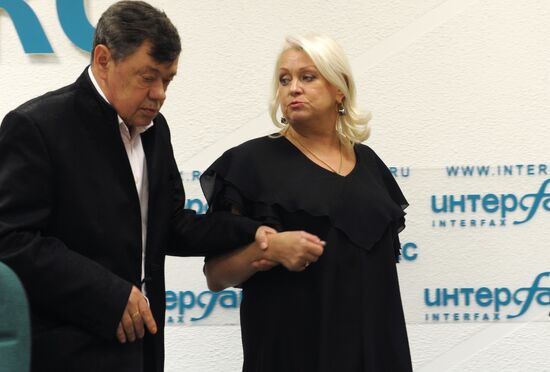 Press conference on Nikolai Karachentsov's 65th birthday