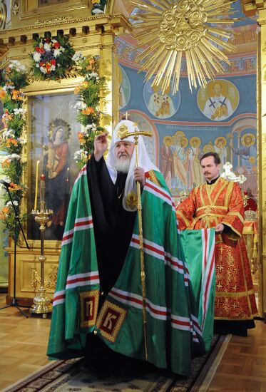Patriarch Kirill visits Petersburg Seminary