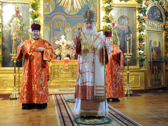 Patriarch Kirill visits Petersburg Seminary