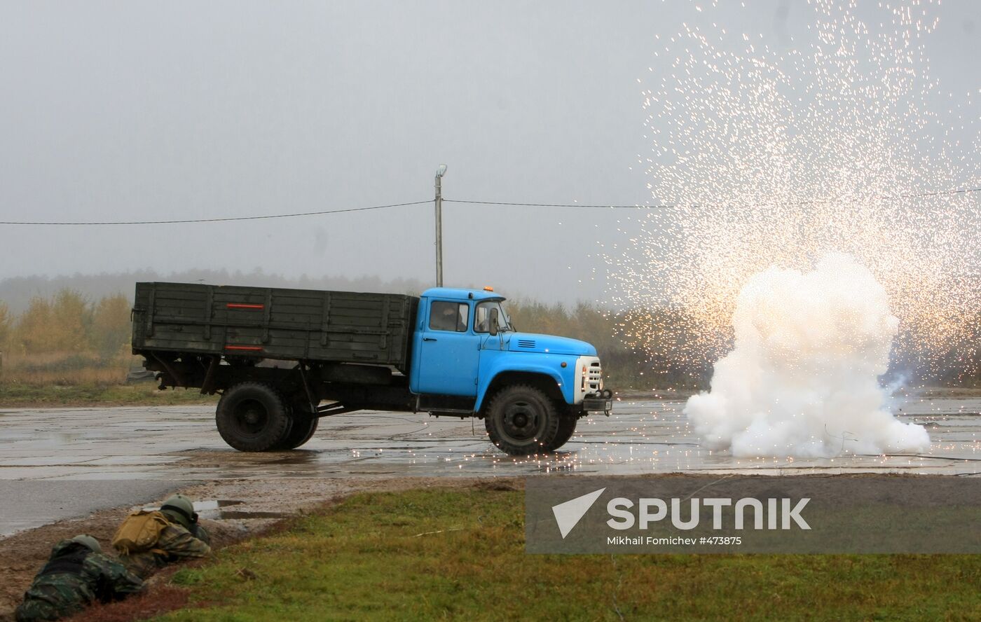 Russian Interior Ministry holds situational tactical exercise