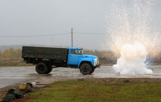Russian Interior Ministry holds situational tactical exercise