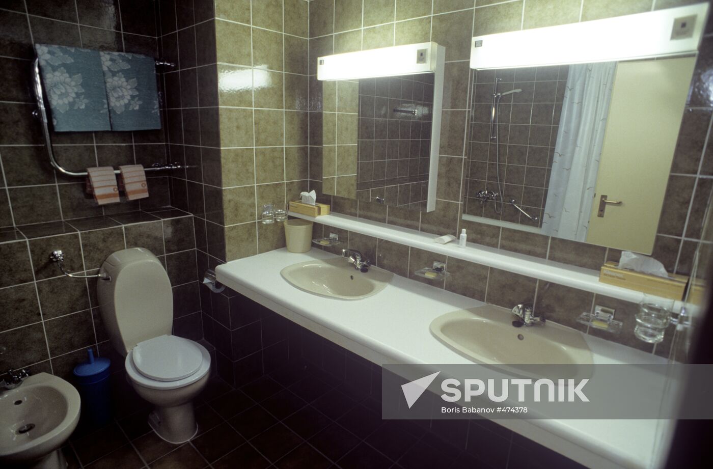 Toilet in suite of Radisson SAS Slavyanskaya Hotel