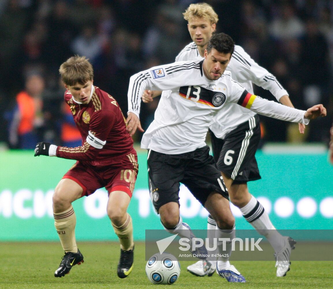 2010 FIFA World Cup qualifier Russia vs. Germany