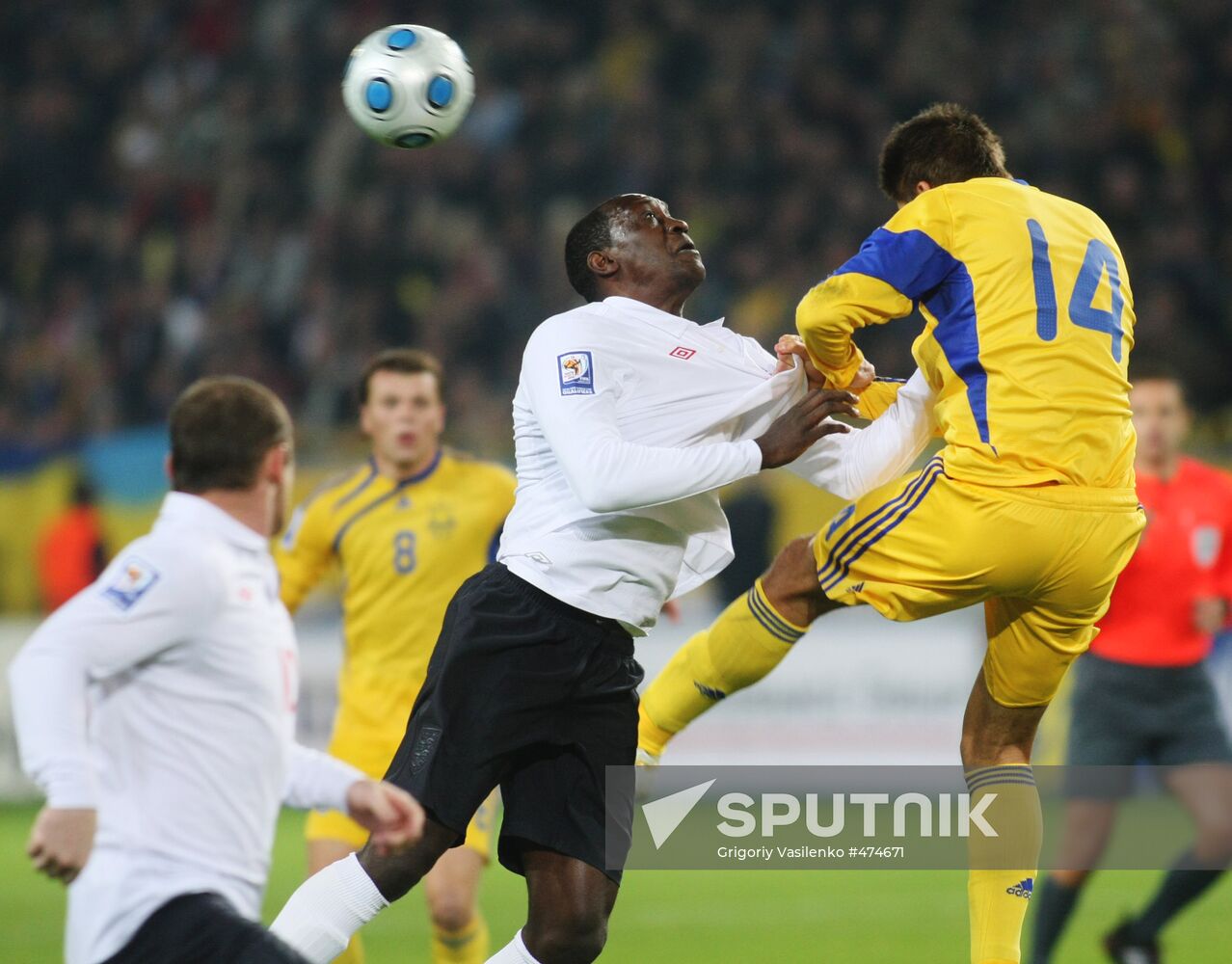 2010 FIFA World Cup qualifiers: Ukraine vs. England