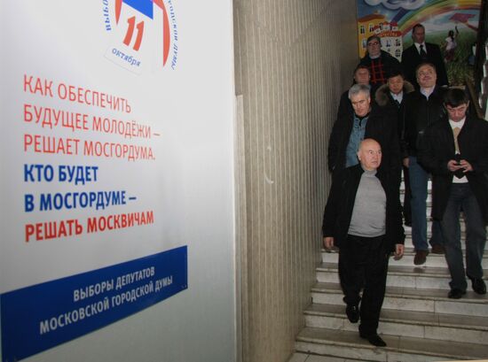 Moscow mayor Yuriy Luzhkov