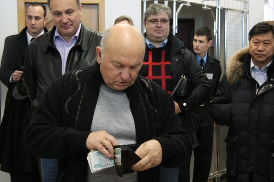 Moscow mayor Yuriy Luzhkov