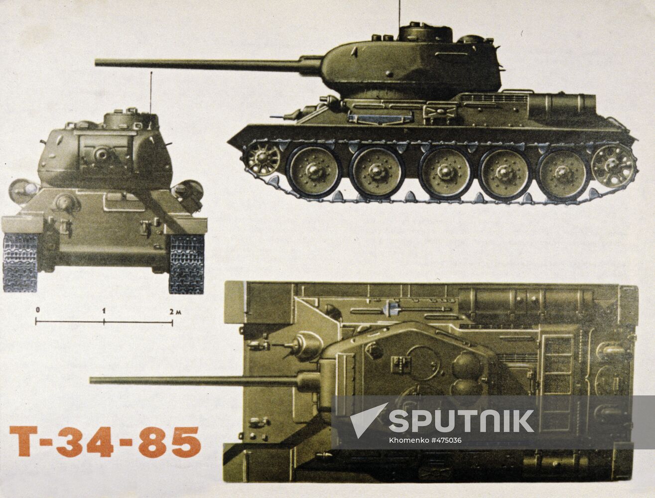 Middle tank T-34-85