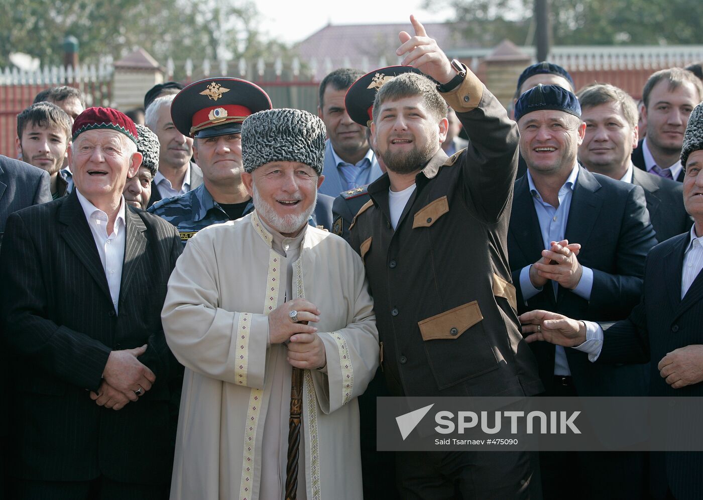 Ramzan Kadyrov and Khozh-Akhmed Kadyrov