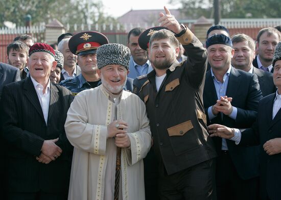Ramzan Kadyrov and Khozh-Akhmed Kadyrov