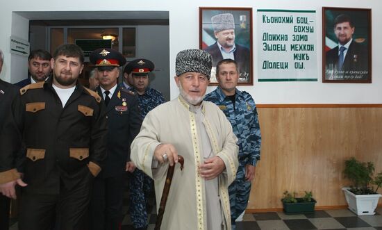 Ramzan Kadyrov and Khozh-Akhmed Kadyrov