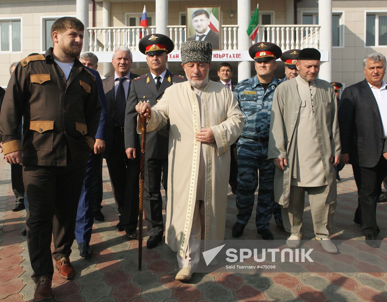 Ramzan Kadyrov and Khozh-Akhmed Kadyrov