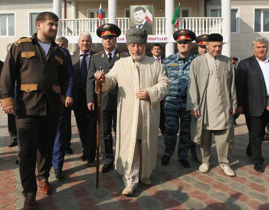 Ramzan Kadyrov and Khozh-Akhmed Kadyrov