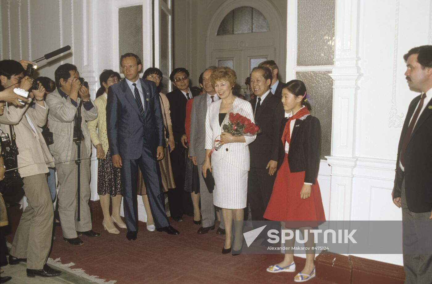 Raisa Gorbachyova visiting People's Republic of China