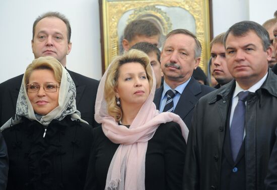 Svetlana Medvedeva, Valentina Matvienko, Anatoly Serdyukov