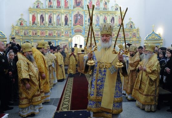 Russian Patriarch consecrates new church in Sestroretsk
