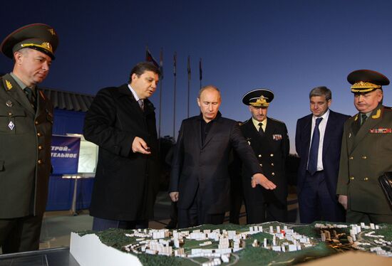 Vladimir Putin visits Snegovaya Pad district in Vladivostok