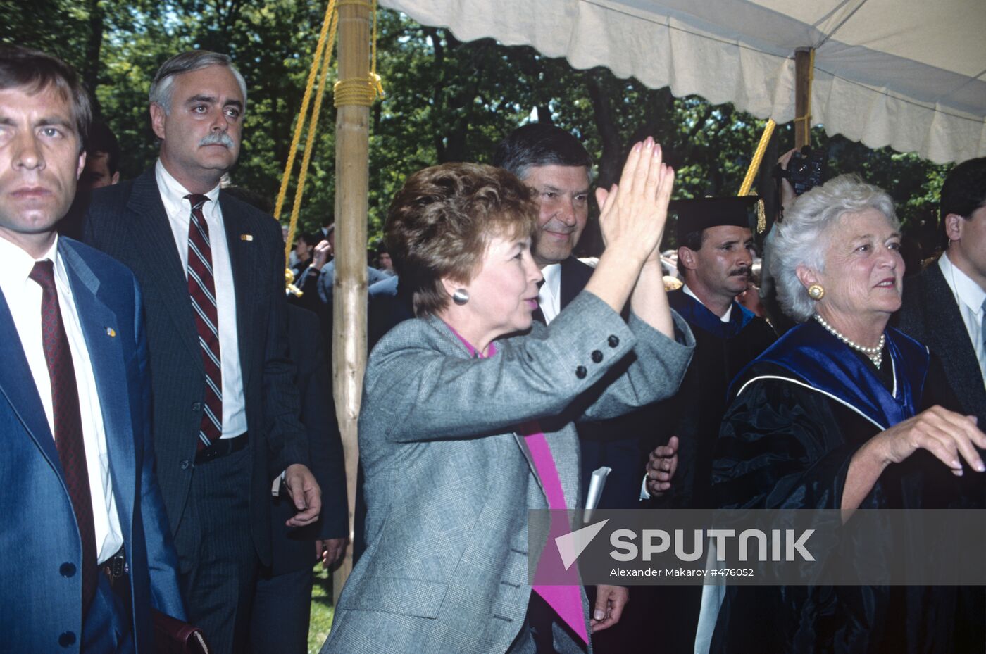 Raisa Gorbachyova visiting United States