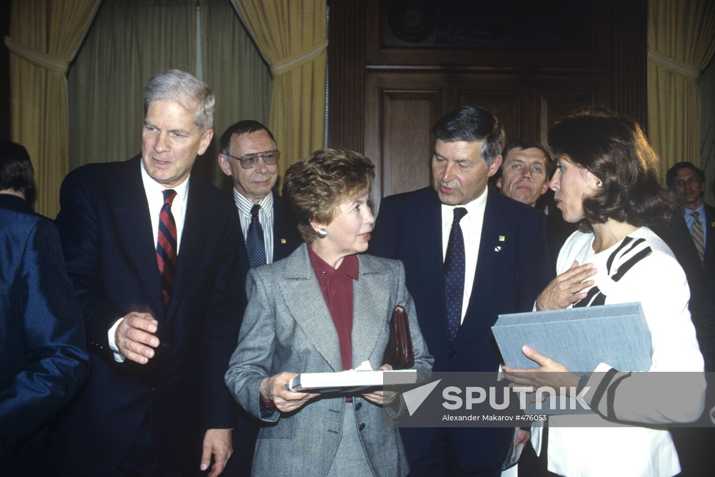 Raisa Gorbachyova visiting United States
