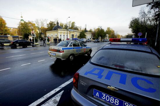 Security tightened around Moscow's Vagankovo Cemetery