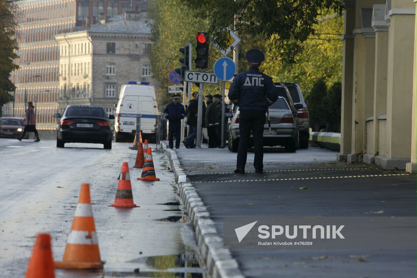 Security tightened around Moscow's Vagankovo Cemetery