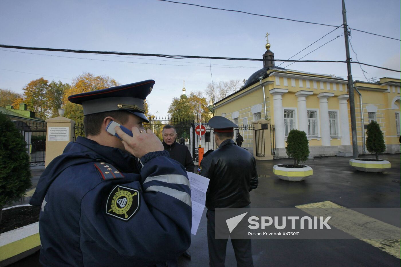 Security tightened around Moscow's Vagankovo Cemetery