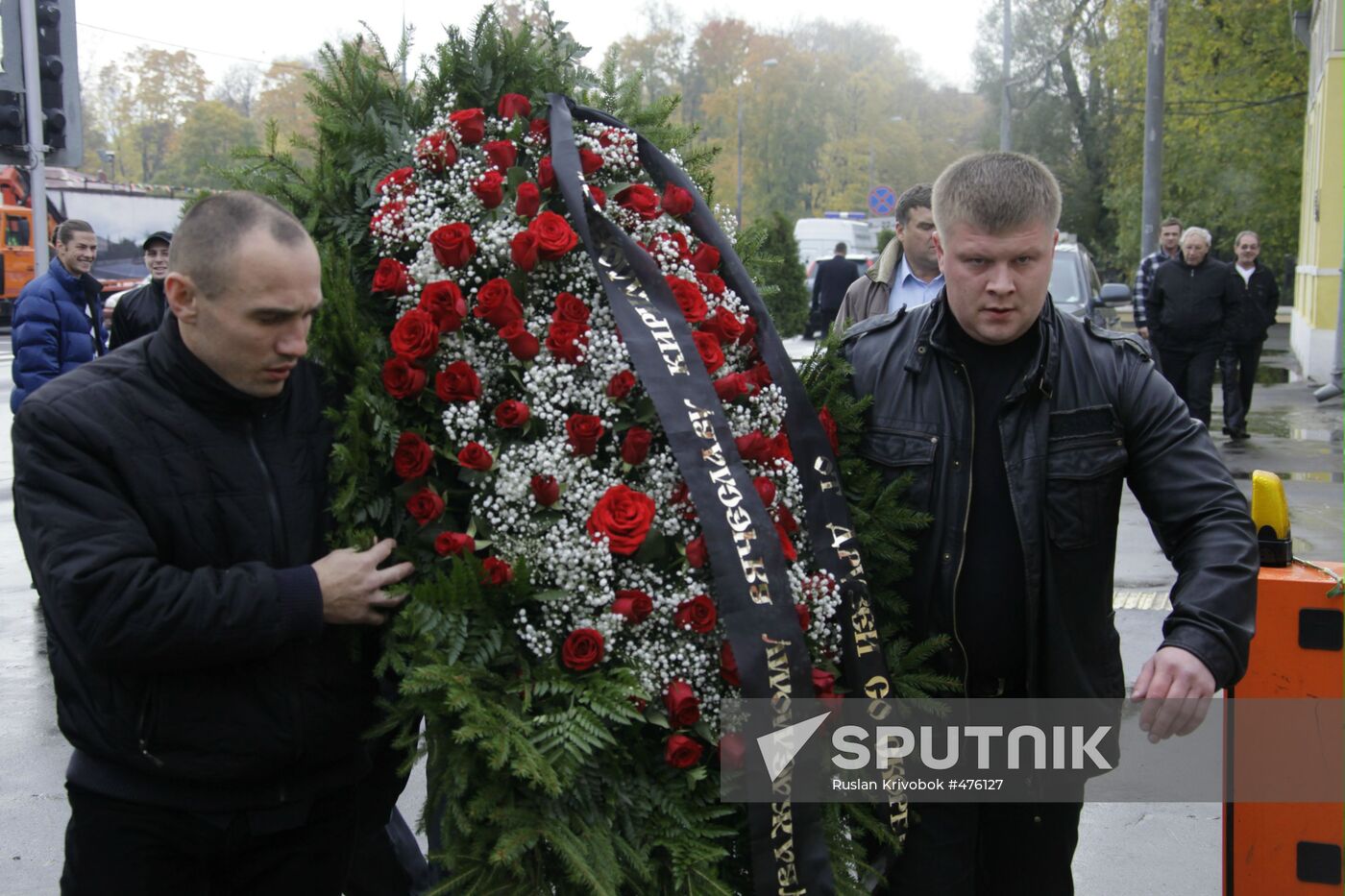 Near Moscow's Vagankovo Cemetery