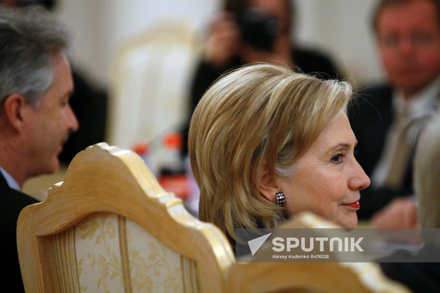 U.S. Secretary of State Hilary Clinton in Moscow