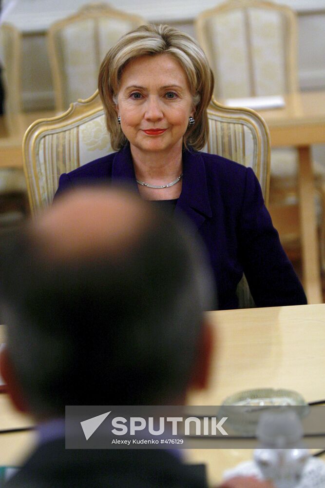 U.S. Secretary of State Hillary Clinton in Moscow