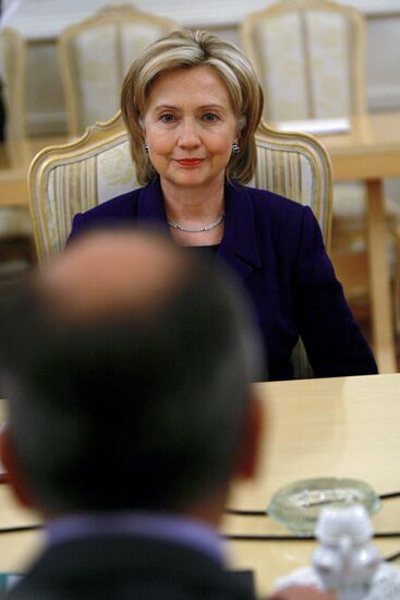 U.S. Secretary of State Hillary Clinton in Moscow
