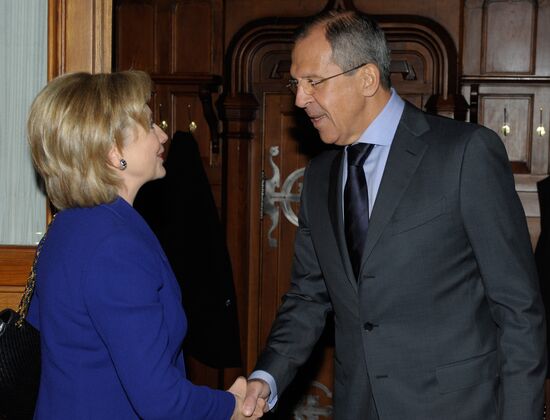 U.S. Secretary of State Hillary Clinton in Moscow